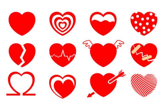 Cartoon Heart for Valentine's Day: A Versatile and Adorable Design Element