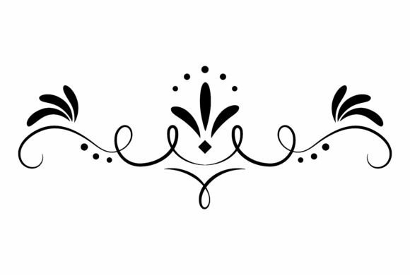 Classic Abstract Art and the Versatility of Black Ornament Clipart for Creative Projects