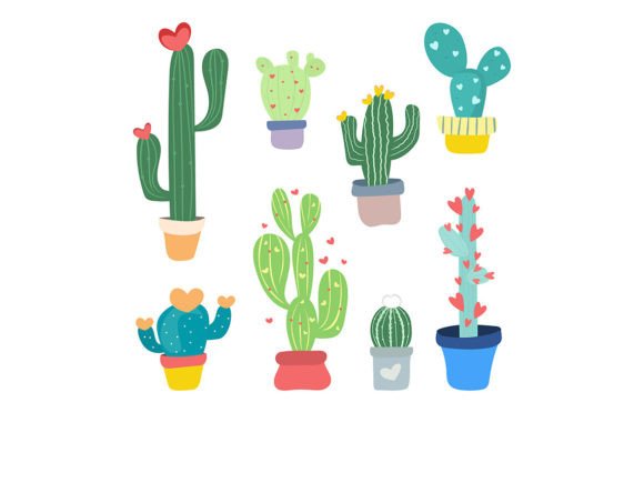 Cute Cactus Set SVG: A Versatile Design Element for Creative Projects