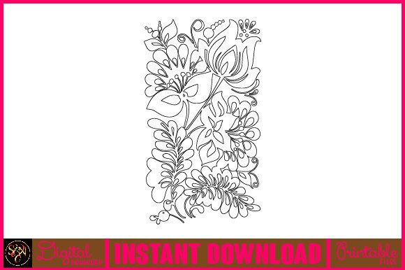 Exploring the Beauty and Utility of Floral Line Art Flower SVG Elements 38