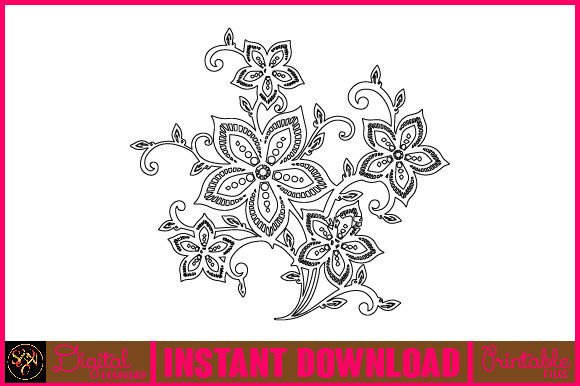 Floral Line Art Flower SVG Elements 33: A Comprehensive Guide for Designers