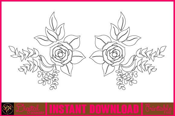 Floral Line Art Flower SVG Elements: A Creative Resource for Designers and Artists
