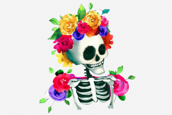 How to Use Mexican Sugar Skulls Clipart Graphic for Strategic Branding and Creative Projects