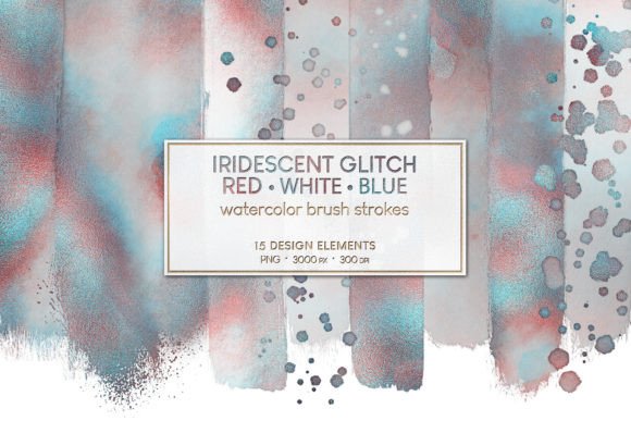 Iridescent Watercolor Brush Strokes: A Modern Twist on Classic Creativity