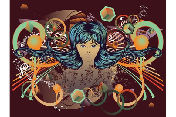 Music Girl: A Creative Concept for Modern Decor and Personal Expression