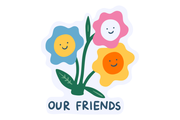 Our Friends Nature Poster with Cute Deco: A Touch of Nature for Your Space