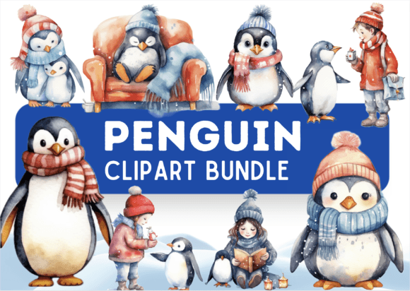 Penguin Clipart: A Festive Addition to Your Winter Projects