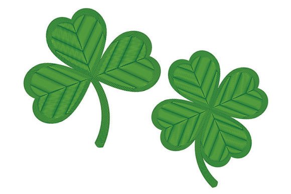 Shamrock Digital Embroidery: A Creative Typographic Asset
