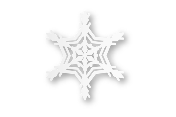 Snowflake Papercut Style: Ornate Decorative Art for a Modern World