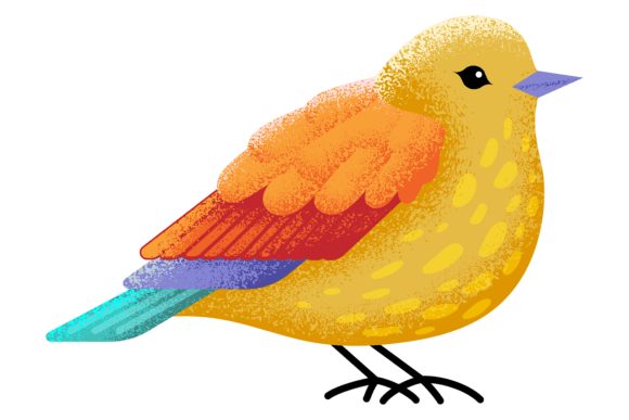 Stylized Bird: A Vibrant Symbol in Design