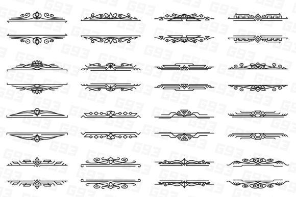 Text Boarders: The Elegance of Abstract Vector Text Frames and Decorative Borders