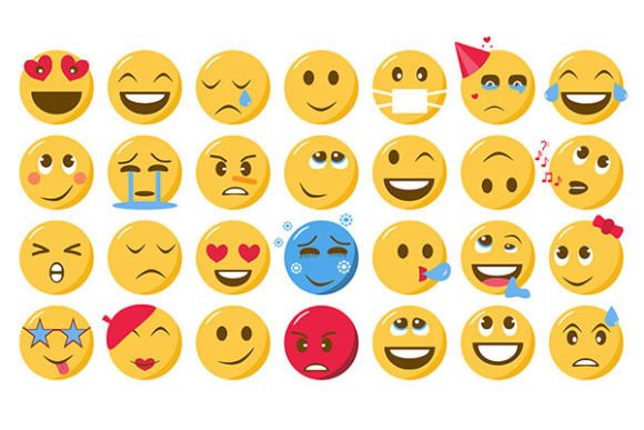 Vector Mixed Emoji Set: A Versatile Design Asset for Emotional Expression